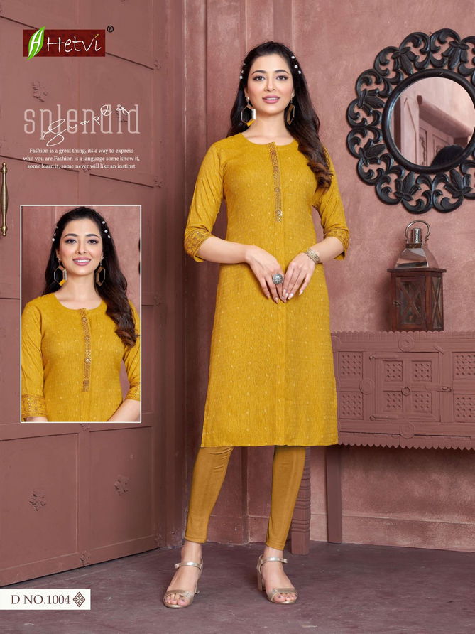 Frooti Vol 1 By Hetvi Daily Wear Rayon Plus Size Kurtis Wholesale Market In Surat
